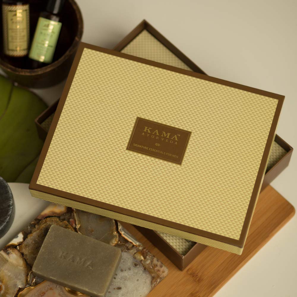 【新品未使用品】KAMA AYURVEDA スキンケア ギフトセット(5点) Amazon.com: Kama Ayurveda Signature Essentials for Him, 400g